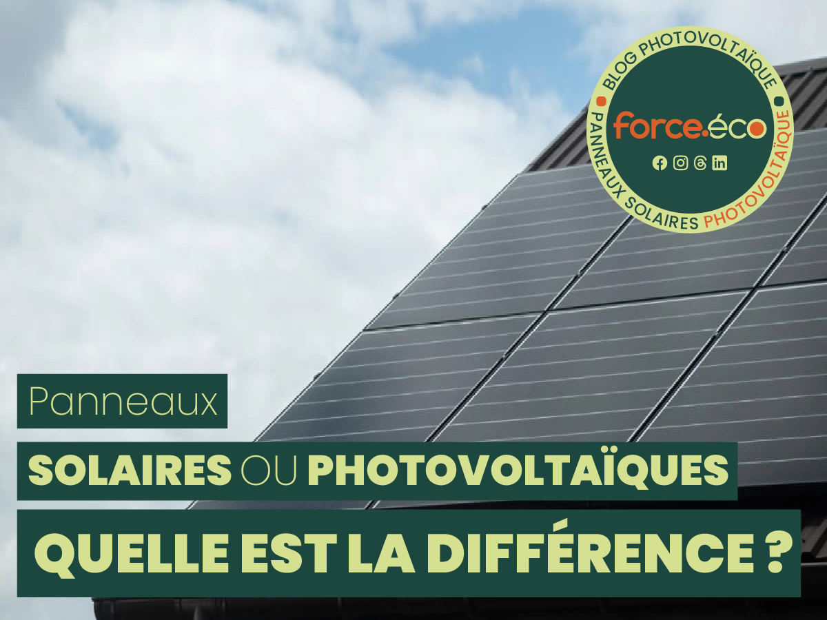 panneaux solaire ou photovoltaiques difference