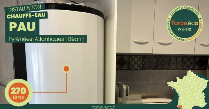 Installation Chauffe Eau à Pau