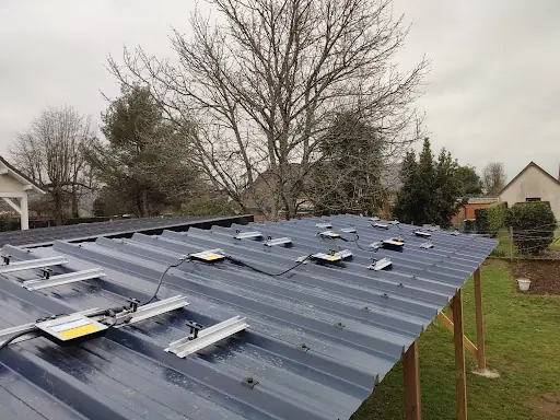 installation panneau solaire à bordes