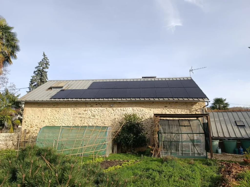 installation panneau solaire à barzun