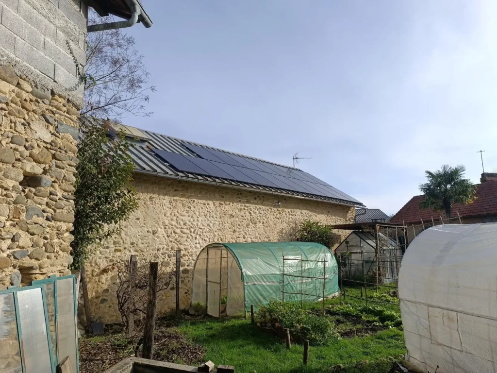 installation panneau solaire à barzun