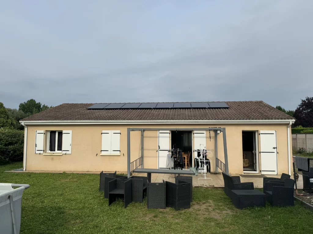 installation panneau solaire à mazion