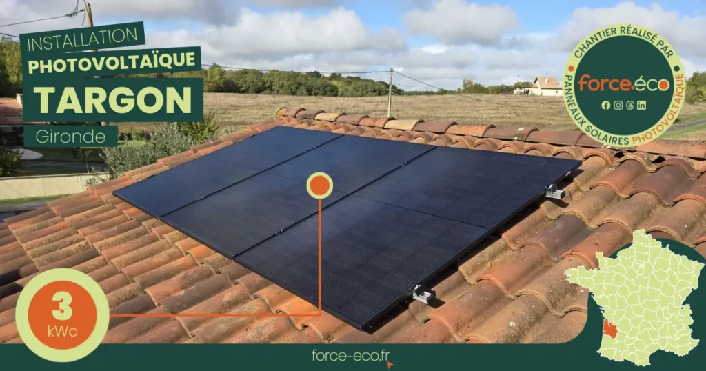 Installation Panneau Solaire à Targon