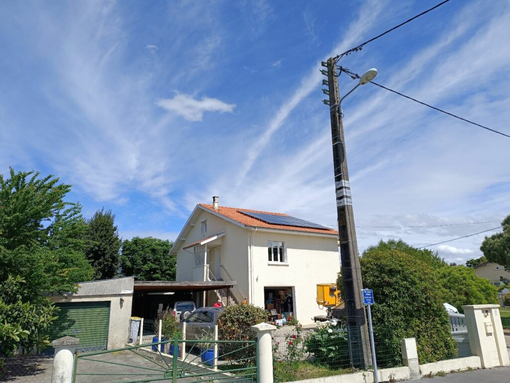 installation panneaux solaires à bordes