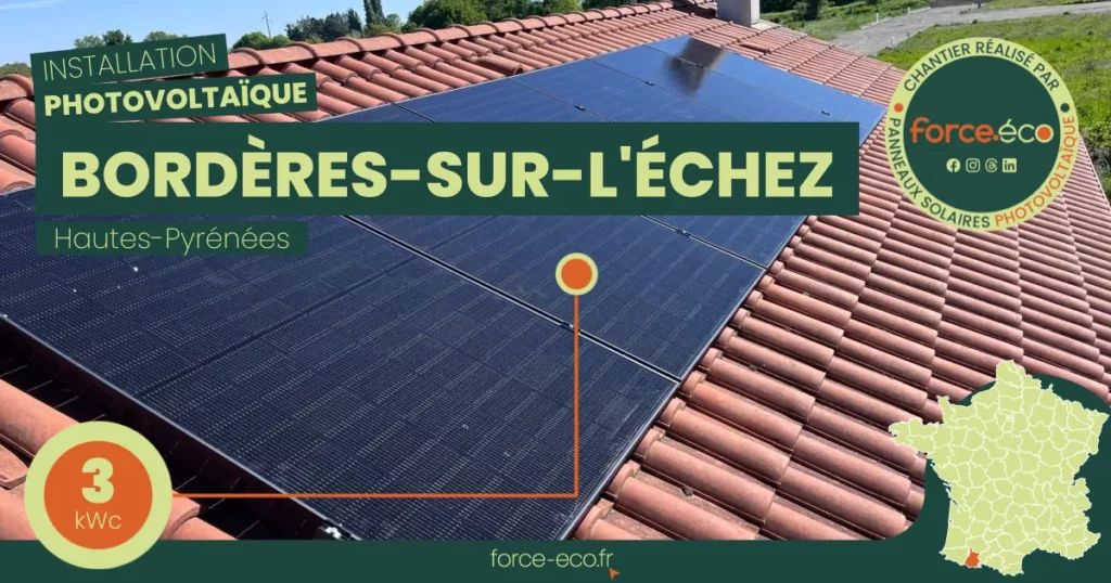 Installation Panneaux Solaires à Bordères-sur-l'Echez
