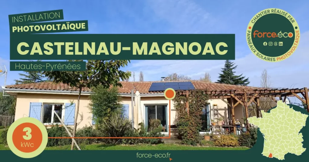 installation panneaux solaires à castelnau-magnoac