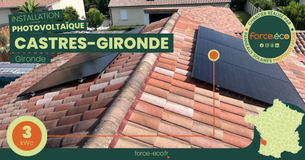 Installation Panneaux Solaires à Castres-Gironde
