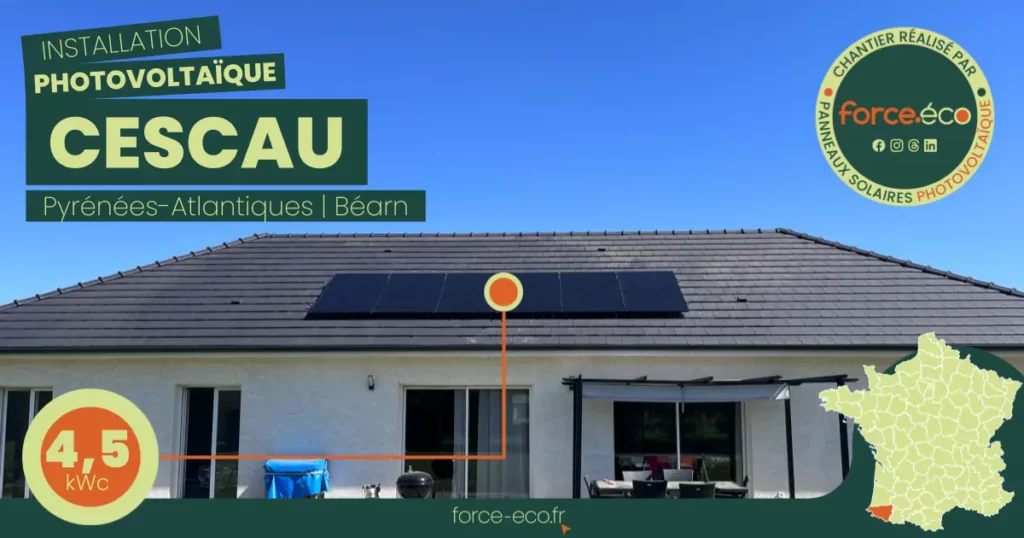 Installation Panneaux Solaires à Cescau