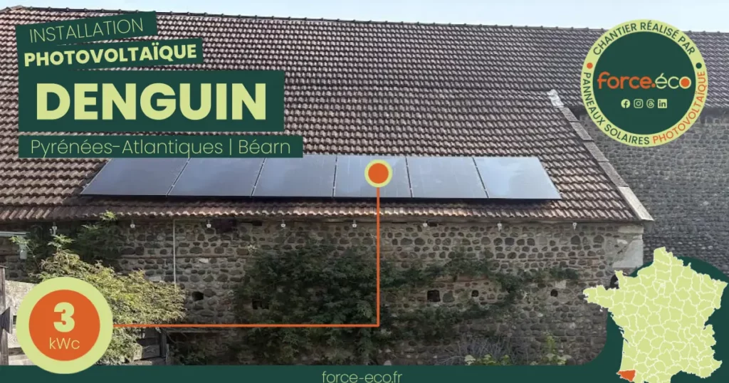 Installation Photovoltaïque à Denguin
