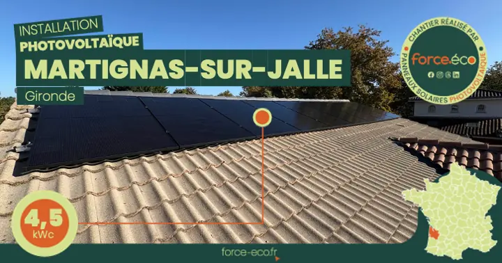 Installation Photovoltaïque à Martignas-sur-Jalle