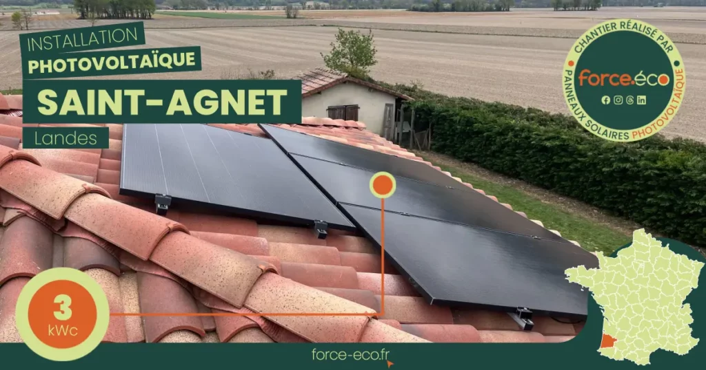 Installation Photovoltaïque à Saint-Agnet