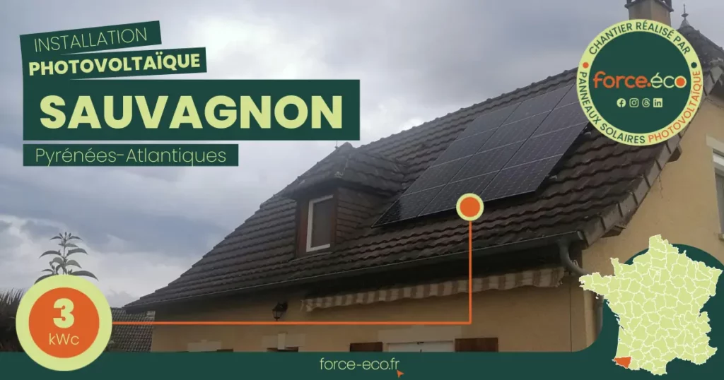 installation photovoltaïque à sauvagnon