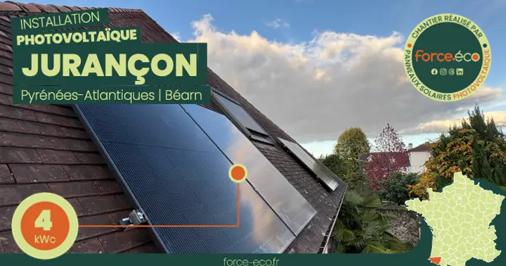 Pose Panneau solaire à Jurançon