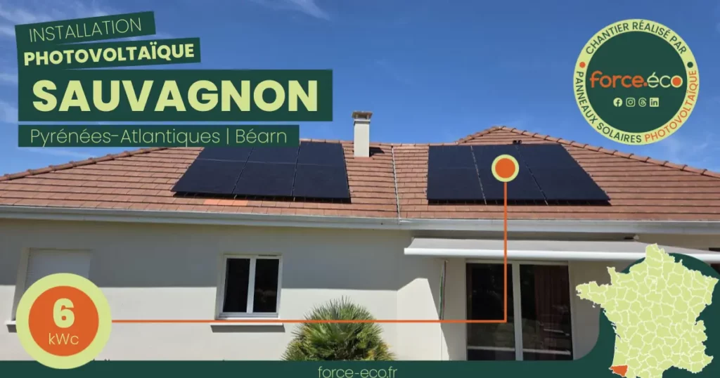 Pose Panneau Solaire à Sauvagnon