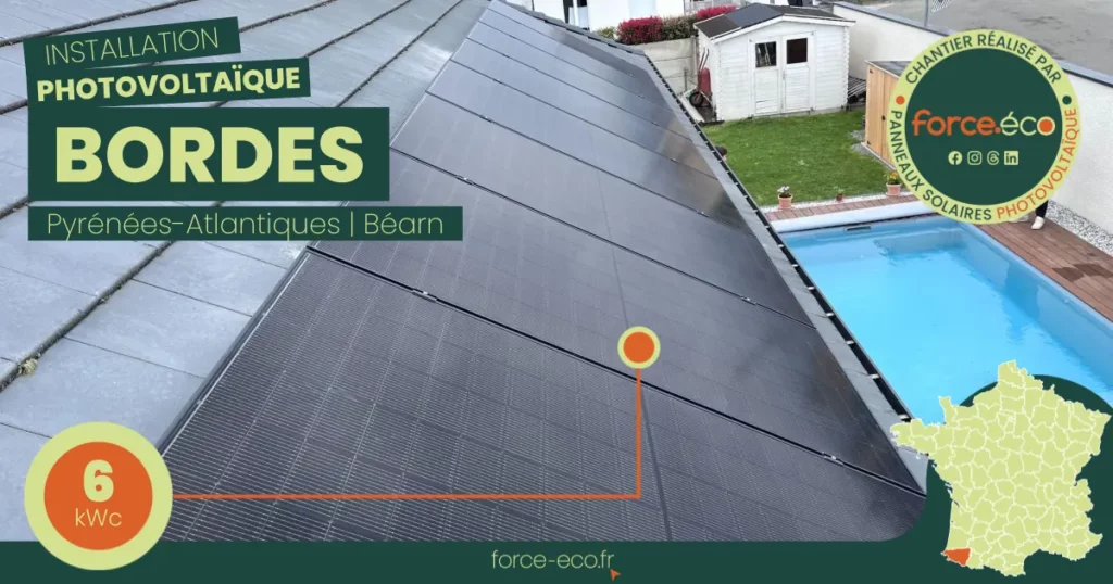 Pose Panneaux Solaires à Bordes