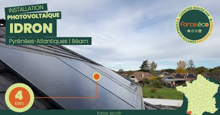 Pose Panneaux solaires à Idron
