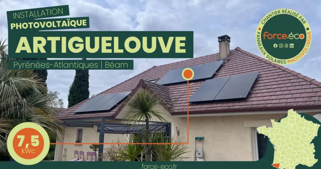 Pose Photovoltaïque à Artiguelouve