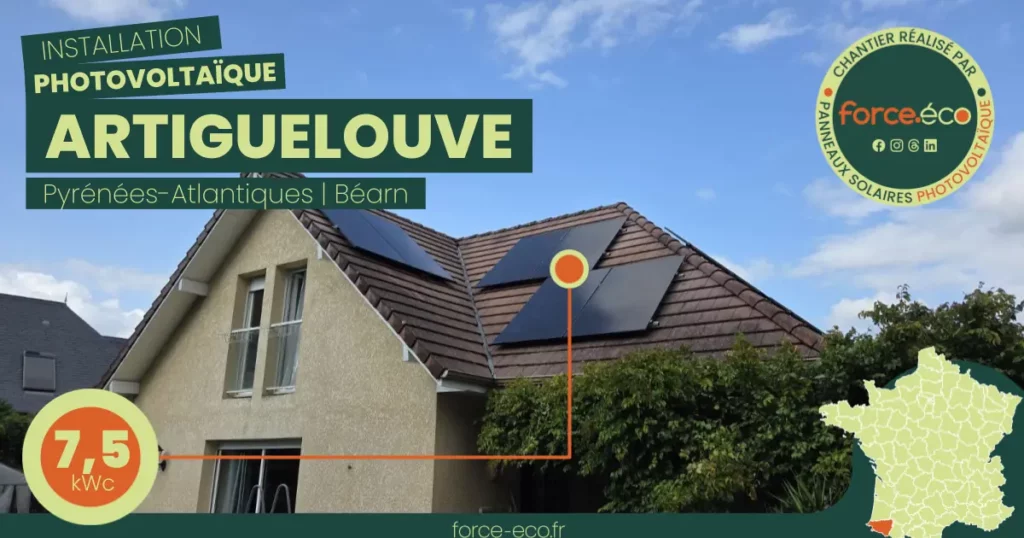 Pose Photovoltaïques à Artiguelouve