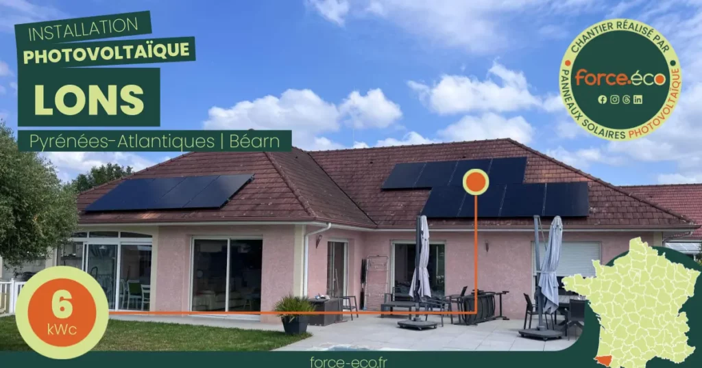 Pose Photovoltaïques à Lons